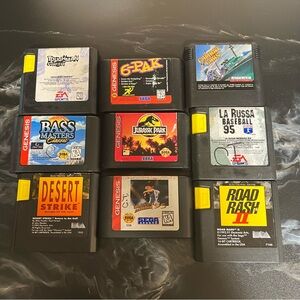 Bundle of 9 Sega Genesis Games